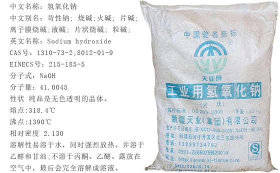 天業牌燒(shāo)堿